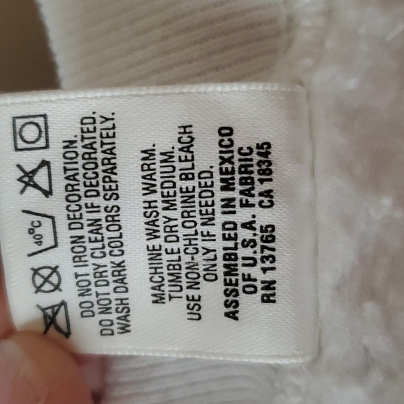 VTG white sweater XL, "What part of no don't you understand?" - Picture 6 of 12
